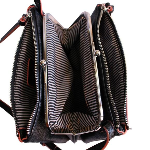 Nine West Coral, Black & Brown Crossbody - Picture 4 of 6